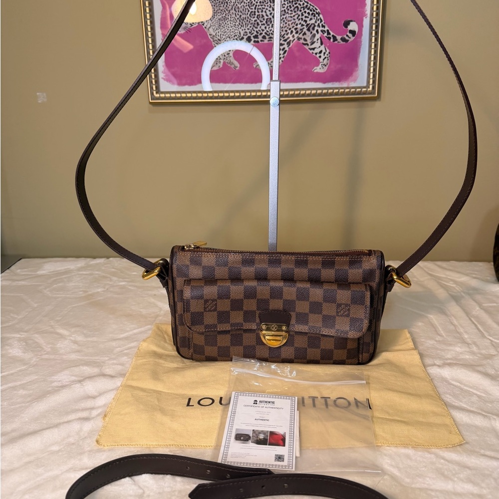 Louis Vuitton Damier Ebene Ravelli GM Bag